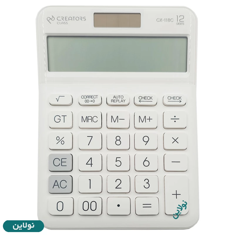 قیمت و خرید ماشین حساب رومیزی سی کلاس 12 رقمی مدل Mathmate Classic کد CX118C | نولاین قیمت و خرید ماشین حساب رومیزی سی کلاس 12 رقمی مدل Mathmate Classic کد CX118C | نولاین