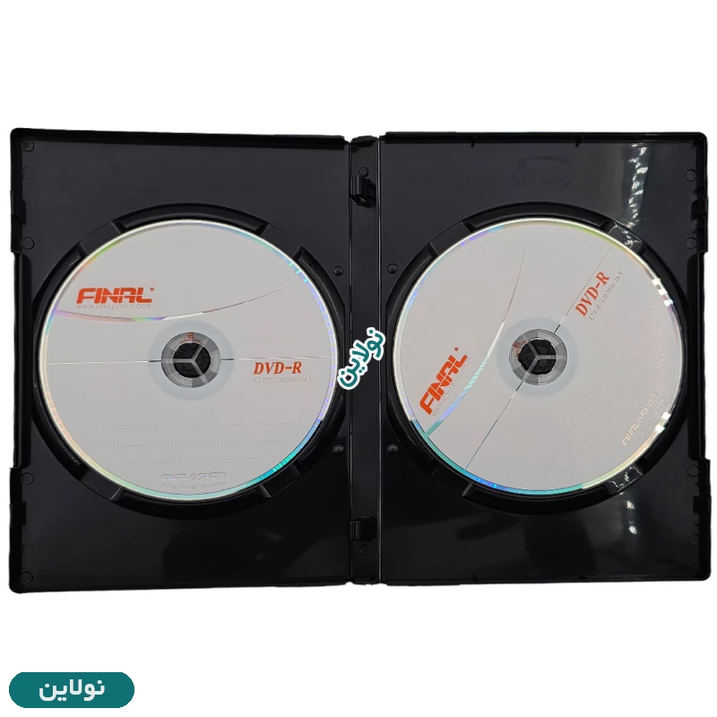 قیمت و خرید قاب نگهدارنده cd و dvd ظرفیت 2 عددی | نولاین