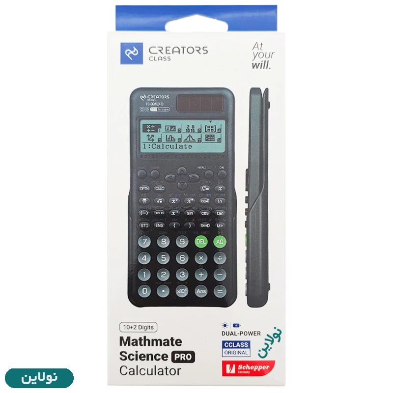 قیمت و خرید ماشین حساب مهندسی سی کلاس 12 رقمی مدل Mathmate Science Pro کد FC991EX | نولاین قیمت و خرید ماشین حساب مهندسی سی کلاس 12 رقمی مدل Mathmate Science Pro کد FC991EX | نولاین