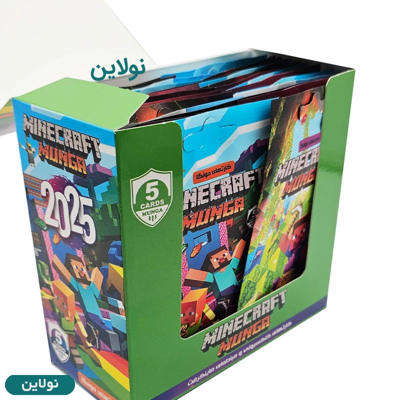 قیمت و خرید کارت بازی مونگا سری ماینکرافت بسته 30 عددی | نولاین