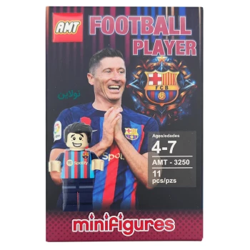 لگو آدمک مدل بازیکنان فوتبال طرح بارسلونا کد 3250 AMT | نولاین
