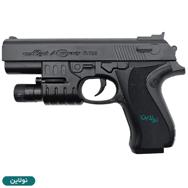 قیمت و خرید تفنگ ساچمه ای مدل کلت لیزر دار کد P729-2 | نولاین قیمت و خرید تفنگ ساچمه ای مدل کلت لیزر دار کد P729-2 | نولاین