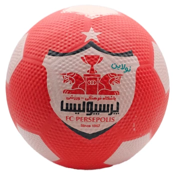 توپ فوتبال آسفالتی طرح پرسپولیس سایز 4 بتا | نولاین