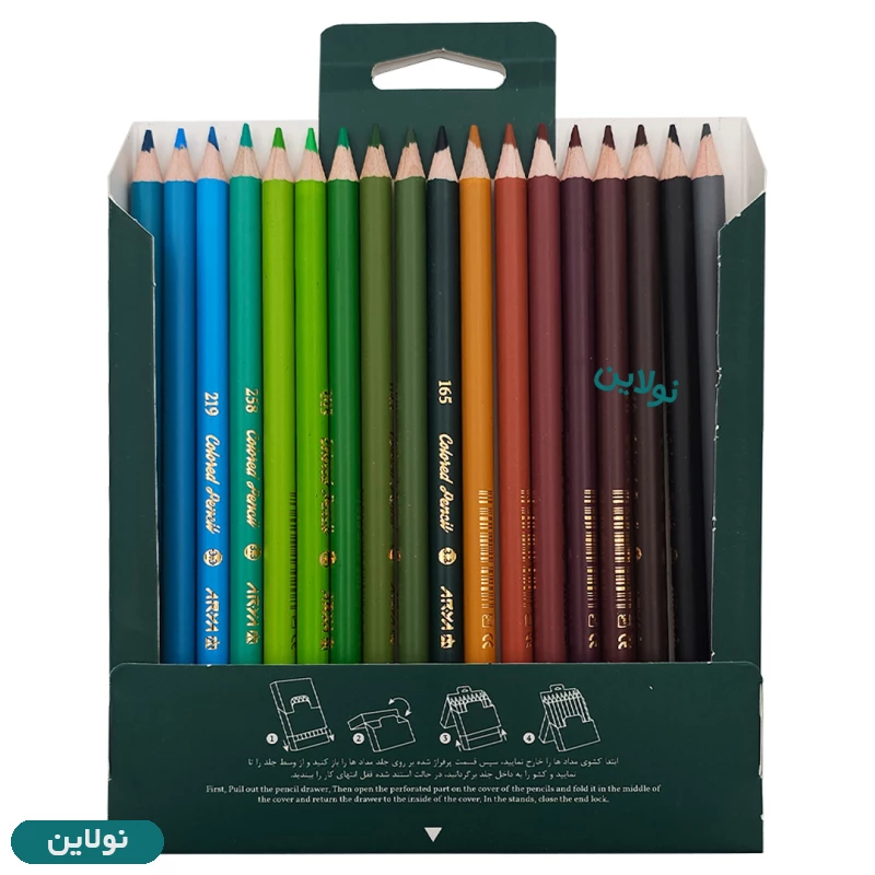 قیمت و خرید مداد رنگی 36 رنگ آرتیست آریا Arya Artist | نولاین