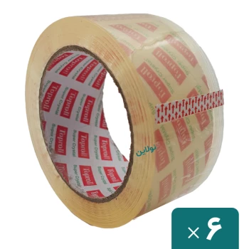 چسب پهن نواری 5 سانتی متری تاپ رول toproll بسته 6 عددی ضخامت 45 میکرون طول 90 یارد | نولاین