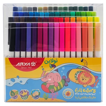 ماژیک نقاشی 64 رنگ آریا کد 9085 | نولاین