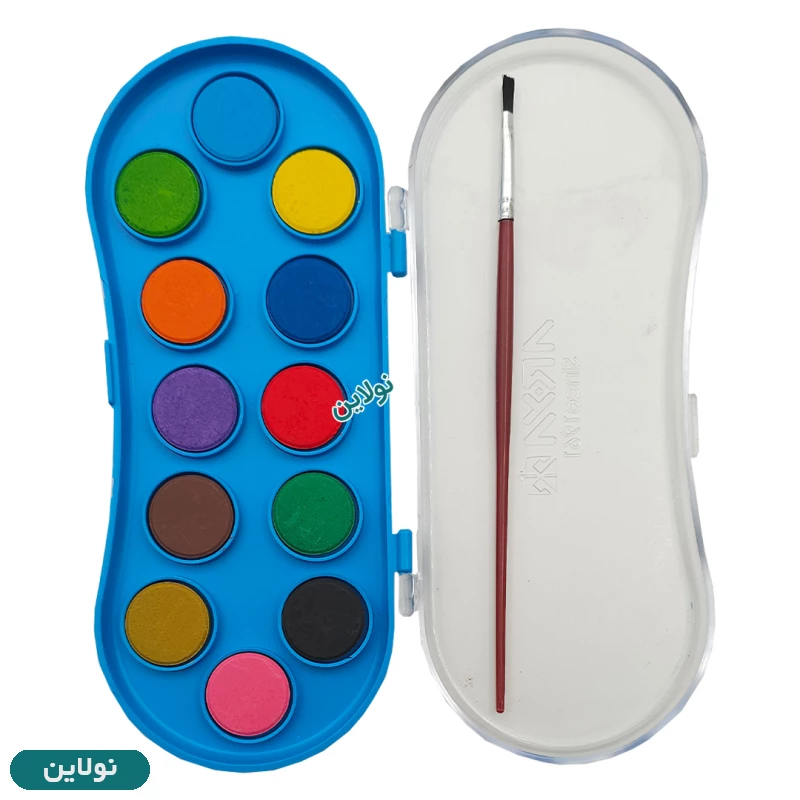 قیمت و خرید آبرنگ 12 رنگ آریا به همراه قلمو کد 5003 | نولاین