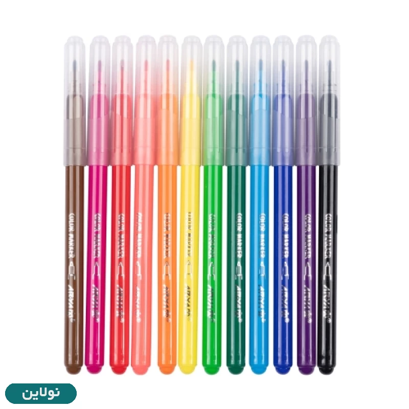 قیمت و خرید ماژیک نقاشی 12 رنگ آریا کد 9084 | نولاین