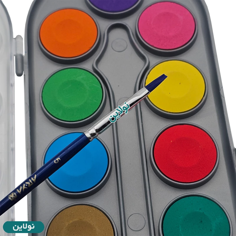 قیمت و خرید آبرنگ 12 رنگ لوکی به همراه قلمو کد 8412 | نولاین