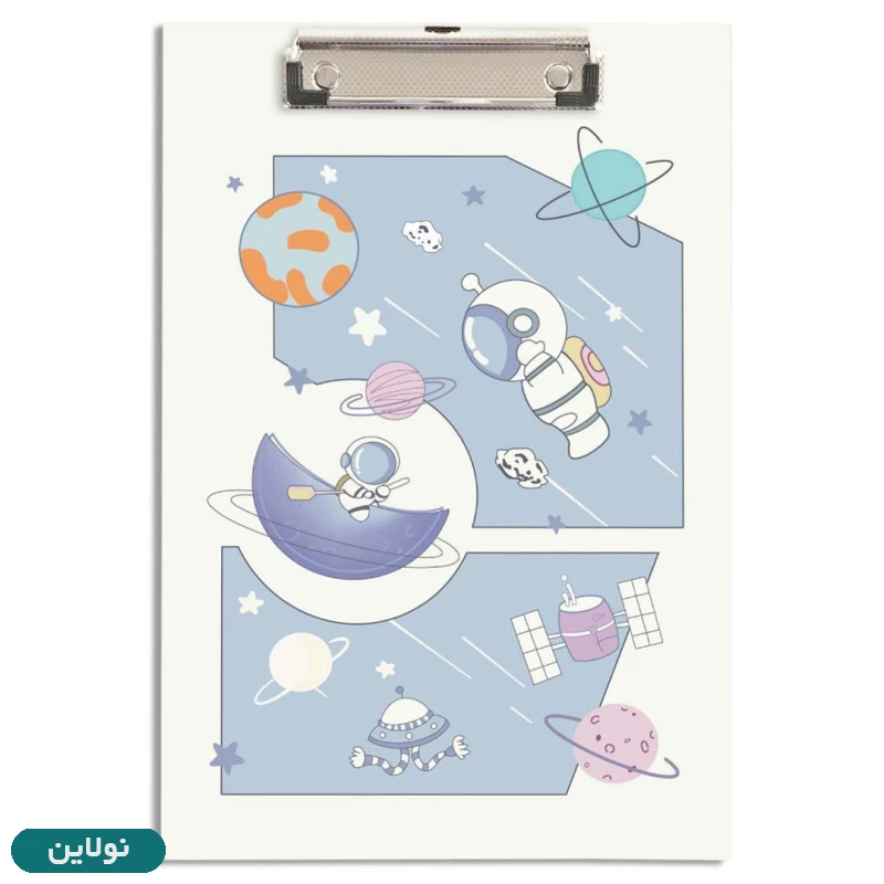 قیمت و خرید تخته شاسی A4 پیتیکو سری فضانورد طرح 6 کد 642 | نولاین