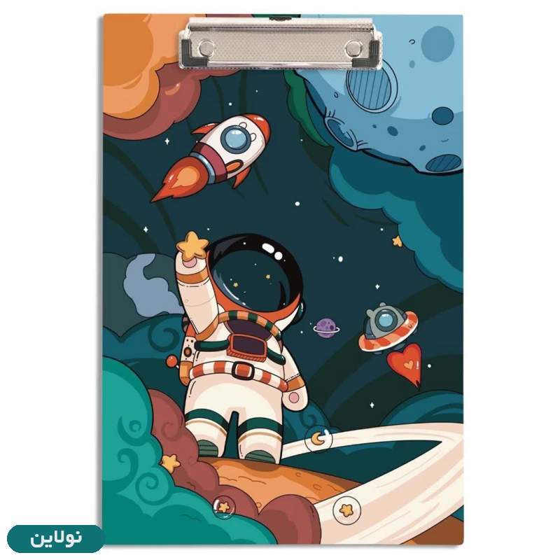 قیمت و خرید تخته شاسی A4 پیتیکو سری فضانورد طرح 5 کد 642 | نولاین