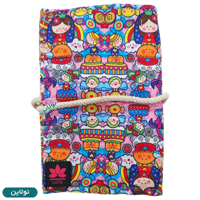 قیمت و خرید کیف مداد رنگی رولی 36 رنگ لت Loto طرح 2 کد KRP36 | نولاین قیمت و خرید کیف مداد رنگی رولی 36 رنگ لت Loto طرح 2 کد KRP36 | نولاین