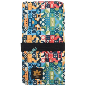 کیف مداد رنگی رولی 60 رنگ لت Loto طرح 10 کد KRP60 | نولاین