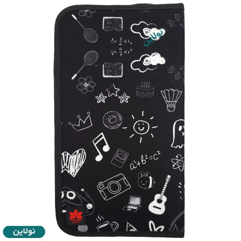 قیمت و خرید کیف قلمو سه لت لوتو Loto طرح 4 کد KG3 | نولاین