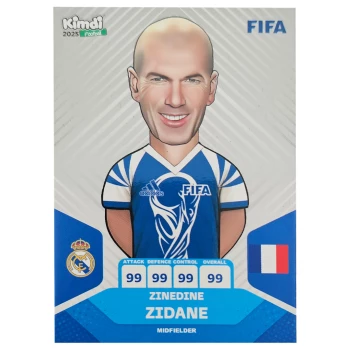 کارت تکی کیمدی سری پریمیوم جام جهانی Premium زین‌ الدین زیدان مدل 2025 | نولاین