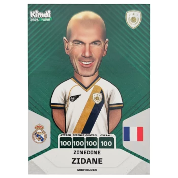 کارت تکی کیمدی سری پریمیوم بالون دور Premium زین‌ الدین زیدان مدل 2025 | نولاین