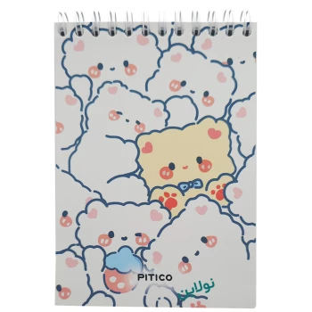دفترچه یادداشت پیتیکو 60 برگ سری Pattern طرح ببئی کد 220 | نولاین