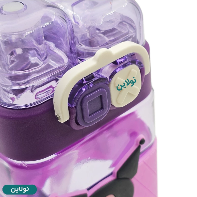 قیمت و خرید قمقمه کرومی کتابی دور سیلیکونی مدل دومنظوره کد 006 | نولاین