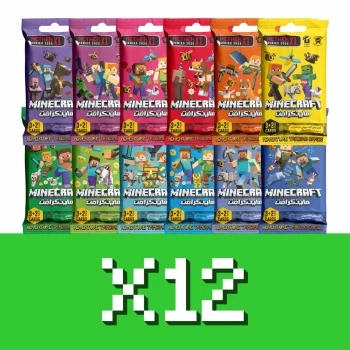 کارت بازی نترایکس وان سری ماینکرافت 2025 بسته 12 عددی | نولاین