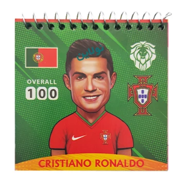 دفترچه یادداشت حاشیه دار سیمی طرح کیمدی کد 1806 | نولاین