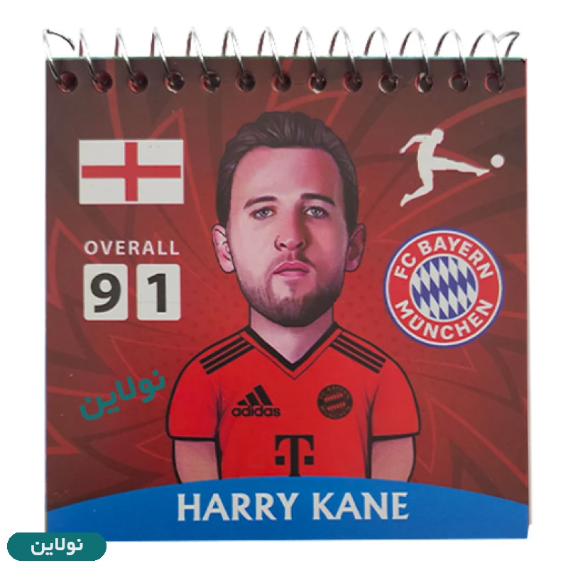 قیمت و خرید دفترچه یادداشت حاشیه دار سیمی طرح کیمدی کد 1806 | نولاین