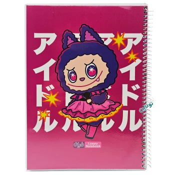 دفتر مشق تک خط 50 برگ مجلد دایان سری لابوبو Labubu طرح 4 کد 669 | نولاین