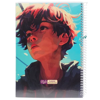 دفتر مشق تک خط 50 برگ مجلد دایان سری انیمه Anime طرح 8 کد 595 | نولاین