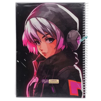 دفتر مشق تک خط 50 برگ مجلد دایان سری انیمه Anime طرح 5 کد 595 | نولاین