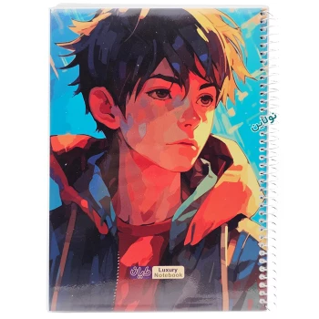 دفتر مشق تک خط 50 برگ مجلد دایان سری انیمه Anime طرح 7 کد 595 | نولاین