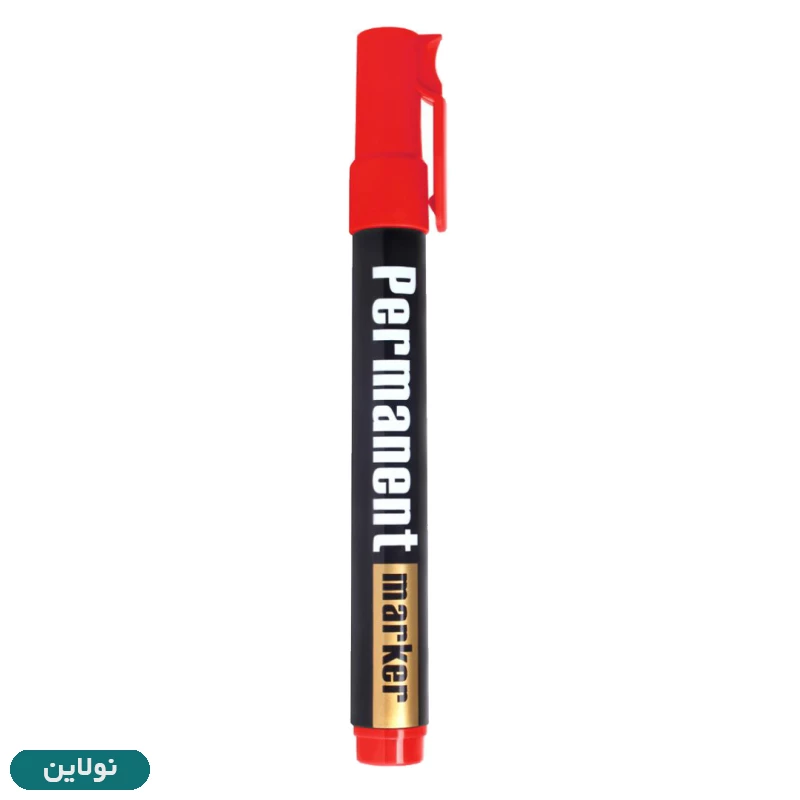 قیمت و خرید ماژیک پرمننت (غیر وایت برد) رین مدل نوک گرد درب کاتری کد R103-A | نولاین