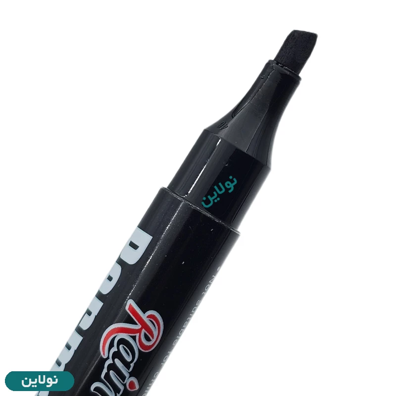 قیمت و خرید ماژیک پرمننت (غیر وایت برد) رین مدل نوک تخت درب کاتری کد R103-B | نولاین