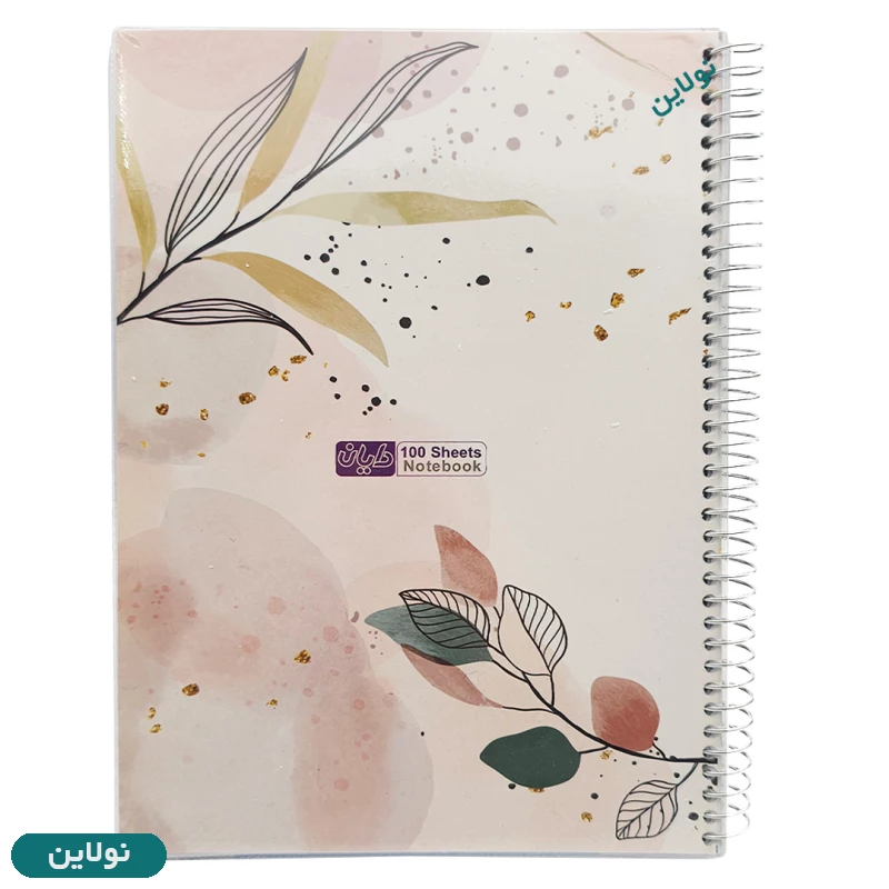 قیمت و خرید دفتر مشق 100 برگ سیمی مجلد دایان سری گلوریا Gloria کد 507 | نولاین