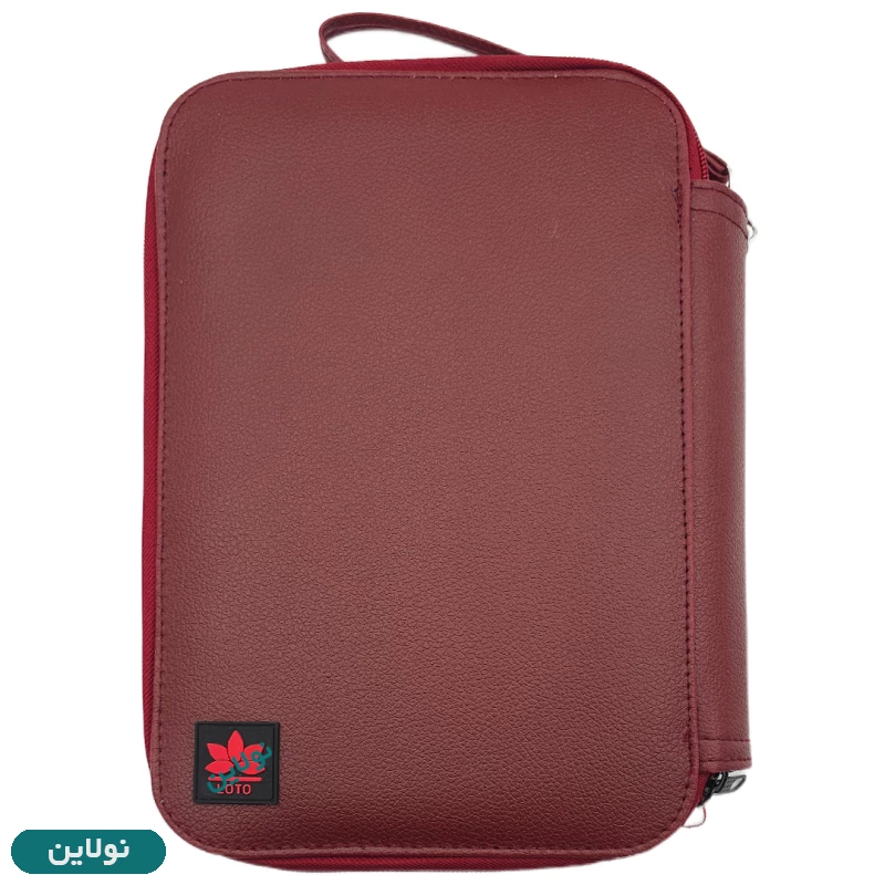قیمت و خرید کیف مداد رنگی 180 رنگ سه زیپ لت loto چرمی سری D کد KDP180 | نولاین