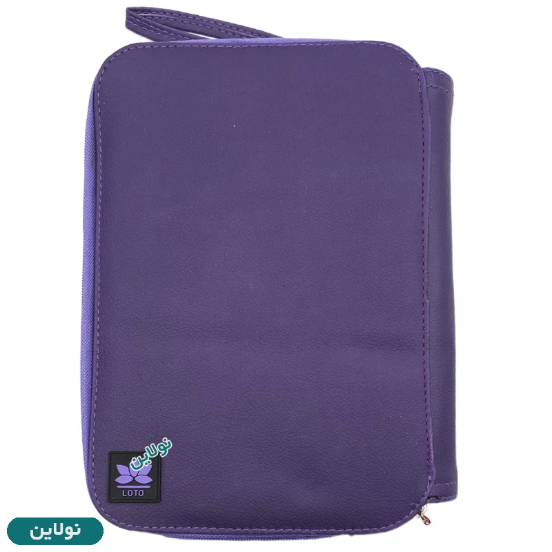 قیمت و خرید کیف مداد رنگی 180 رنگ سه زیپ لت loto چرمی سری D کد KDP180 | نولاین