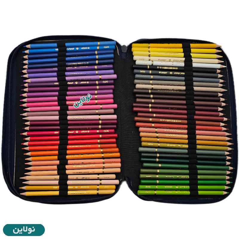 قیمت و خرید کیف مداد رنگی 180 رنگ سه زیپ لت loto چرمی سری D کد KDP180 | نولاین