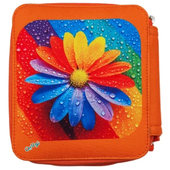 کیف مداد رنگی 120 رنگ چهار زیپ لت loto طرح 5 کد KPB120 | نولاین