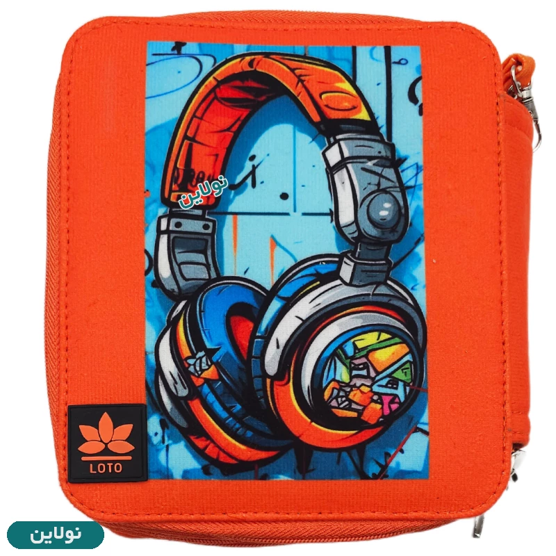 قیمت و خرید کیف مداد رنگی 120 رنگ چهار زیپ لت loto طرح 13 کد KPB120 | نولاین