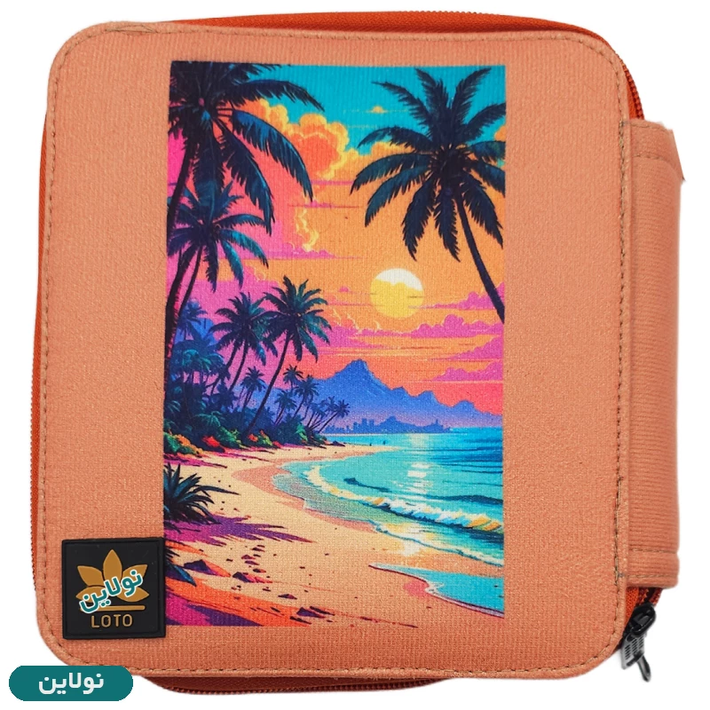 قیمت و خرید کیف مداد رنگی 120 رنگ چهار زیپ لت loto طرح 16 کد KPB120 | نولاین