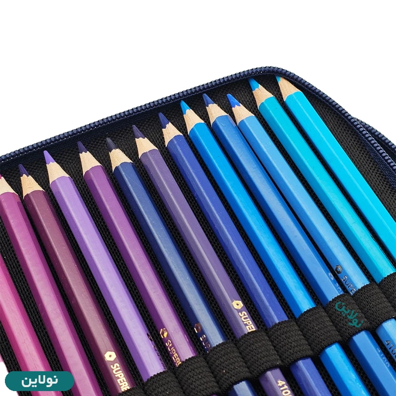 قیمت و خرید کیف مداد رنگی 120 رنگ چهار زیپ لت loto طرح چرمی کد KPB120 | نولاین