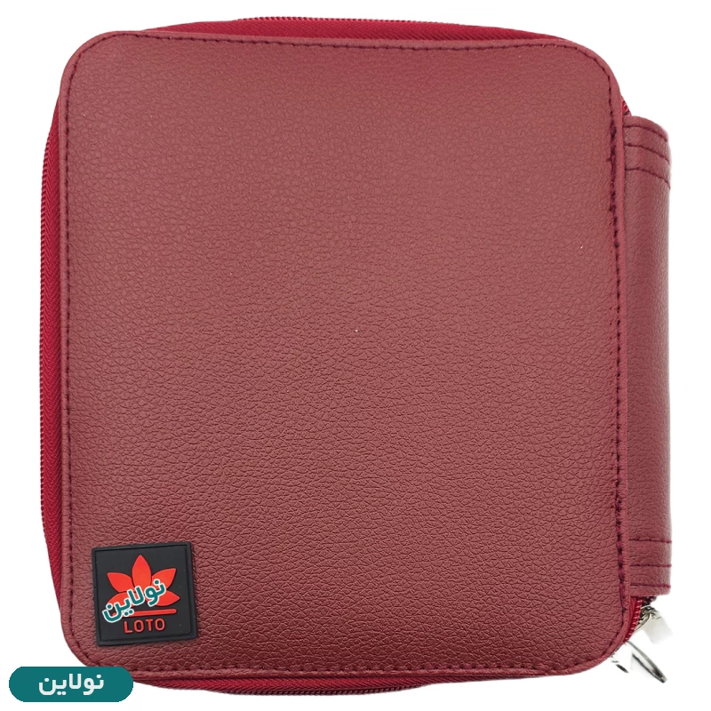 قیمت و خرید کیف مداد رنگی 120 رنگ چهار زیپ لت loto طرح چرمی کد KPB120 | نولاین