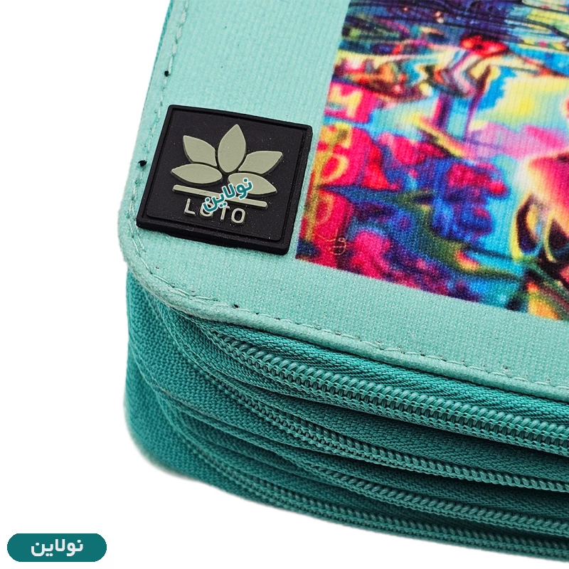 قیمت و خرید کیف مداد رنگی 120 رنگ چهار زیپ لت loto طرح 10 کد KPB120 | نولاین