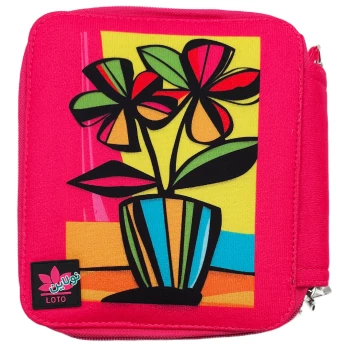 کیف مداد رنگی 120 رنگ چهار زیپ لت loto طرح 4 کد KPB120 | نولاین