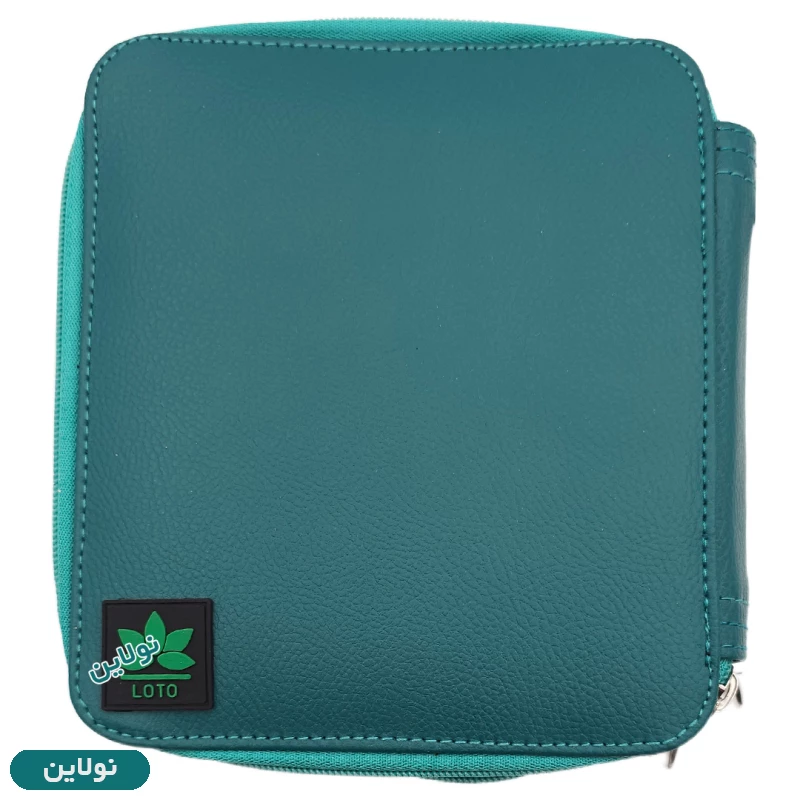 قیمت و خرید کیف مداد رنگی 120 رنگ چهار زیپ لت loto طرح چرمی کد KPB120 | نولاین