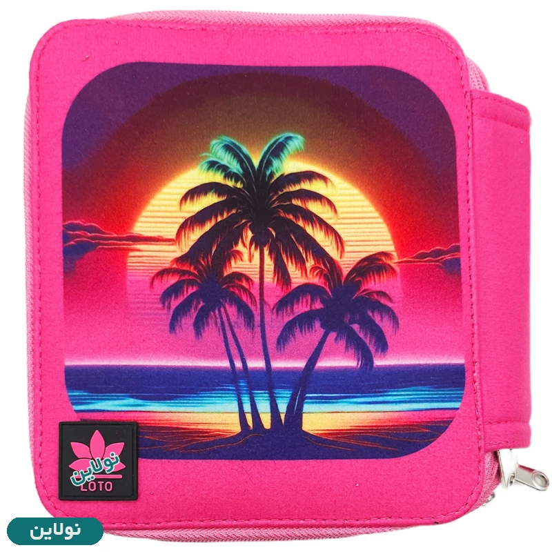 قیمت و خرید کیف مداد رنگی 120 رنگ چهار زیپ لت loto طرح 18 کد KPB120 | نولاین