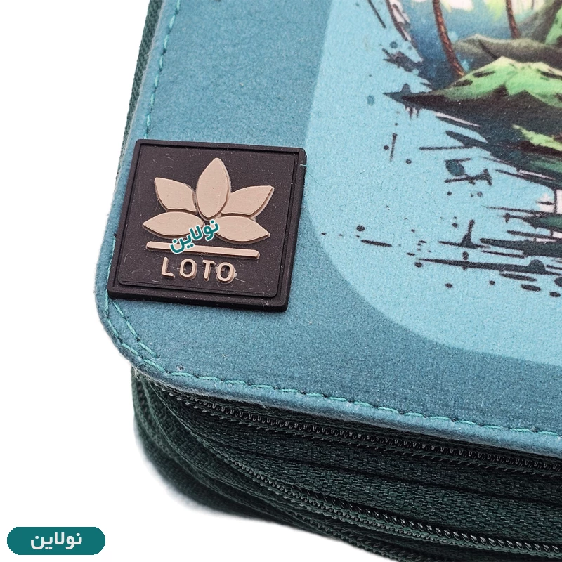 قیمت و خرید کیف مداد رنگی 120 رنگ چهار زیپ لت loto طرح 14 کد KPB120 | نولاین