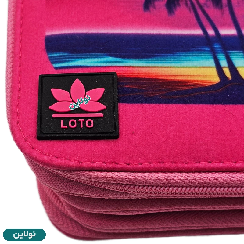 قیمت و خرید کیف مداد رنگی 120 رنگ چهار زیپ لت loto طرح 18 کد KPB120 | نولاین