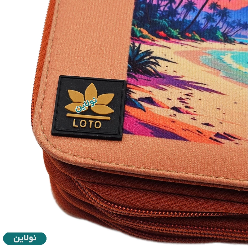قیمت و خرید کیف مداد رنگی 120 رنگ چهار زیپ لت loto طرح 16 کد KPB120 | نولاین