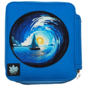 کیف مداد رنگی 120 رنگ چهار زیپ لت loto طرح 17 کد KPB120 | نولاین