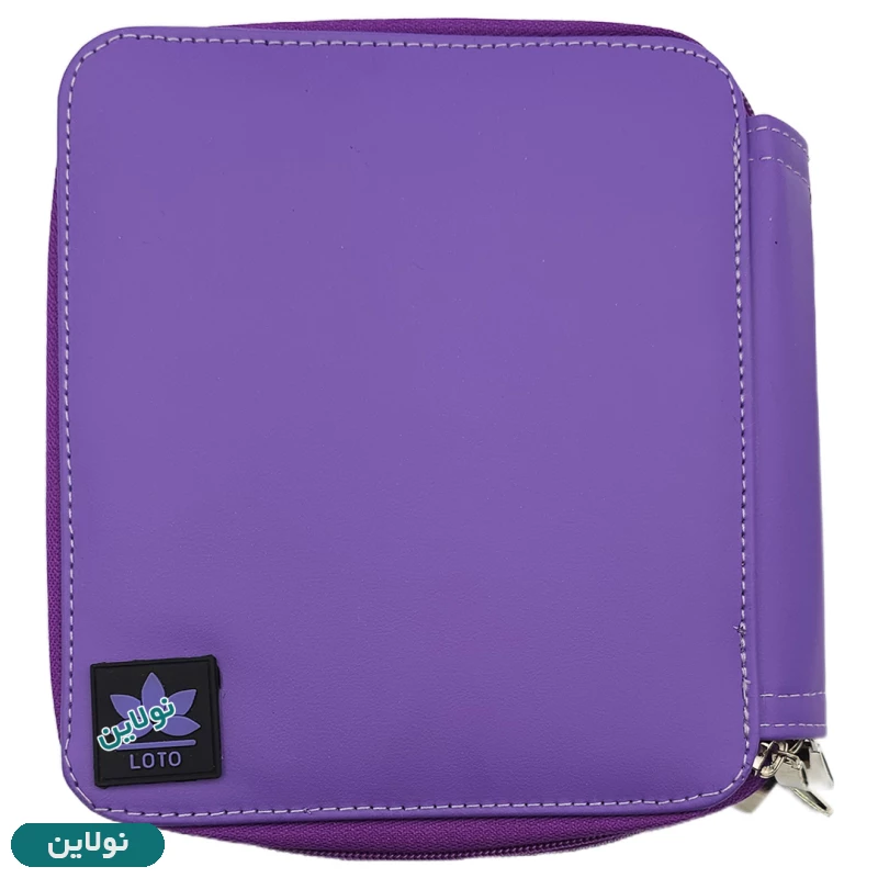 قیمت و خرید کیف مداد رنگی 120 رنگ چهار زیپ لت loto طرح چرمی کد KPB120 | نولاین