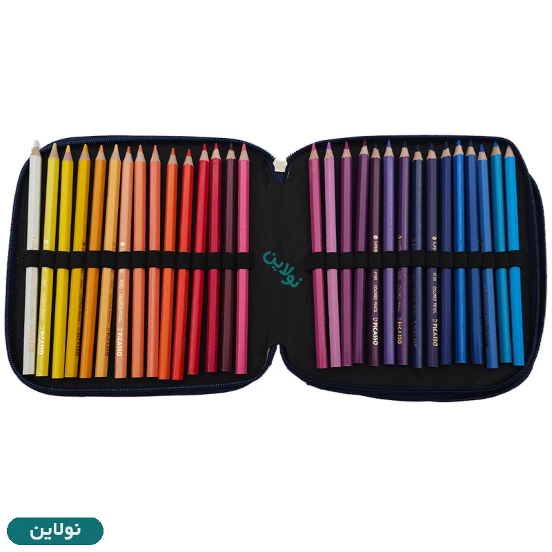 قیمت و خرید کیف مداد رنگی 120 رنگ چهار زیپ لت loto طرح 7 کد KPB120 | نولاین